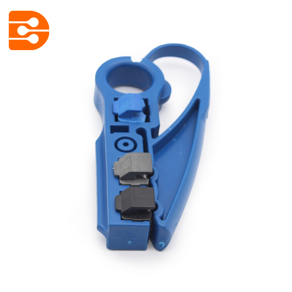 Coaxial Cable Stripper With Two Blades Model
