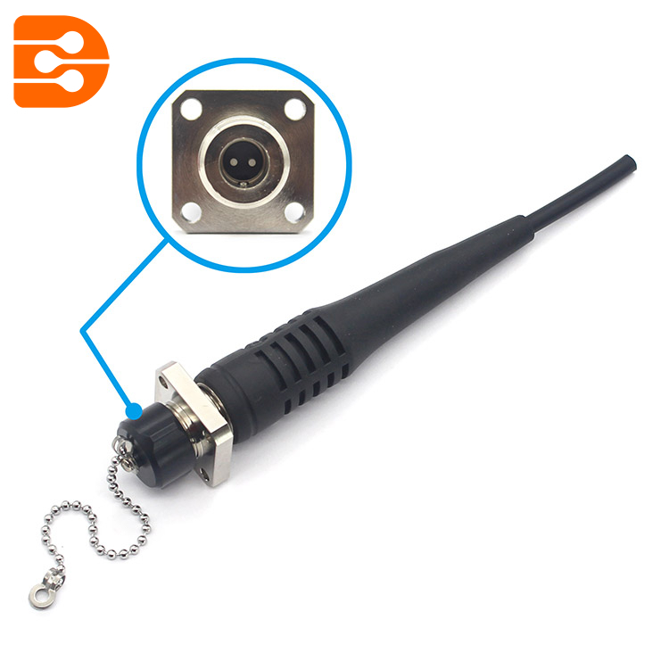 2 Cores ODC Outdoor Waterproof Reinforced Connector, Pigtail and Patch Cord