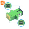 SC/APC Adapter with Flip Auto Shutter and Flange