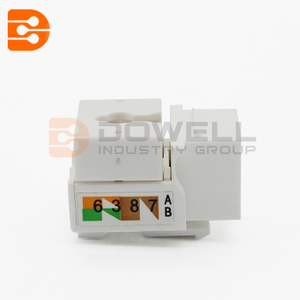 Cat6 UTP 90 110 Punch Down Keystone Jack