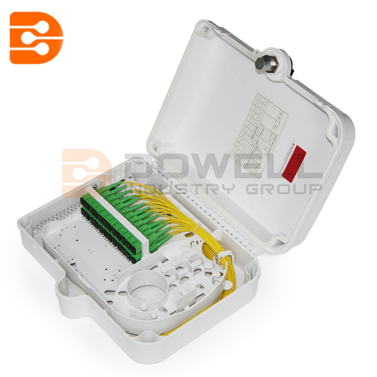 DW-1216 24 Core Fiber Optic Distribution Box , Fiber Optic Cable Junction Box