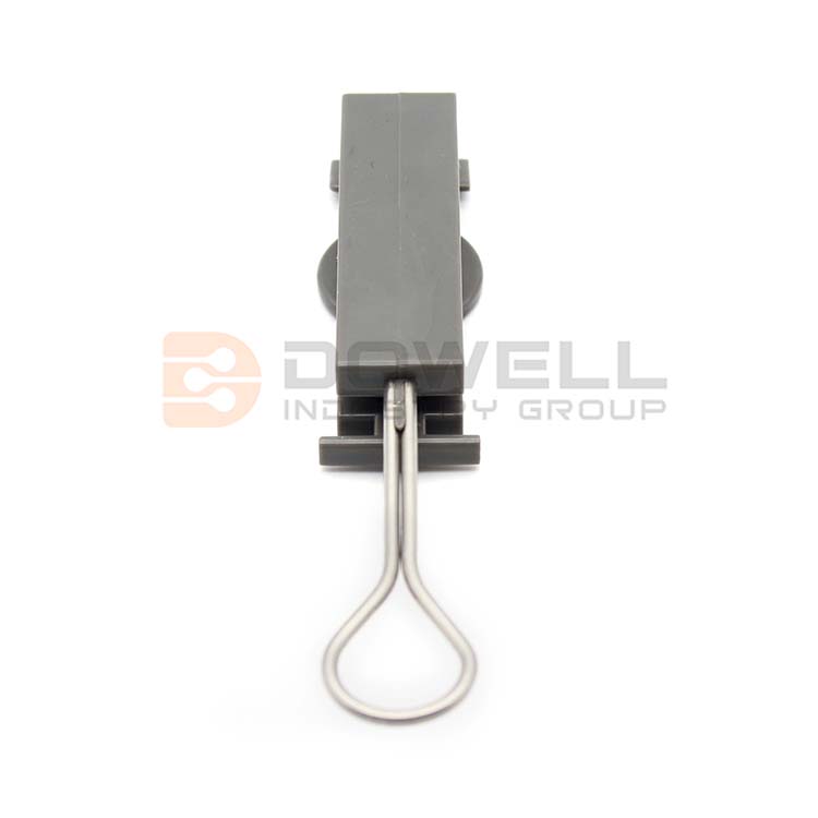 DW-1049-B Excellent Exquisite Plastic Clamp Fiber Optic Cable Drop Wire Clamp for Telecom Cable
