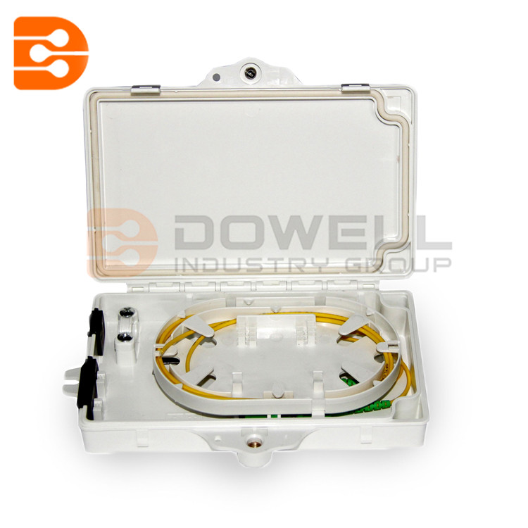 DW-1203 2 Core FTTH Indoor Fiber Optic Cable Termination Boxes