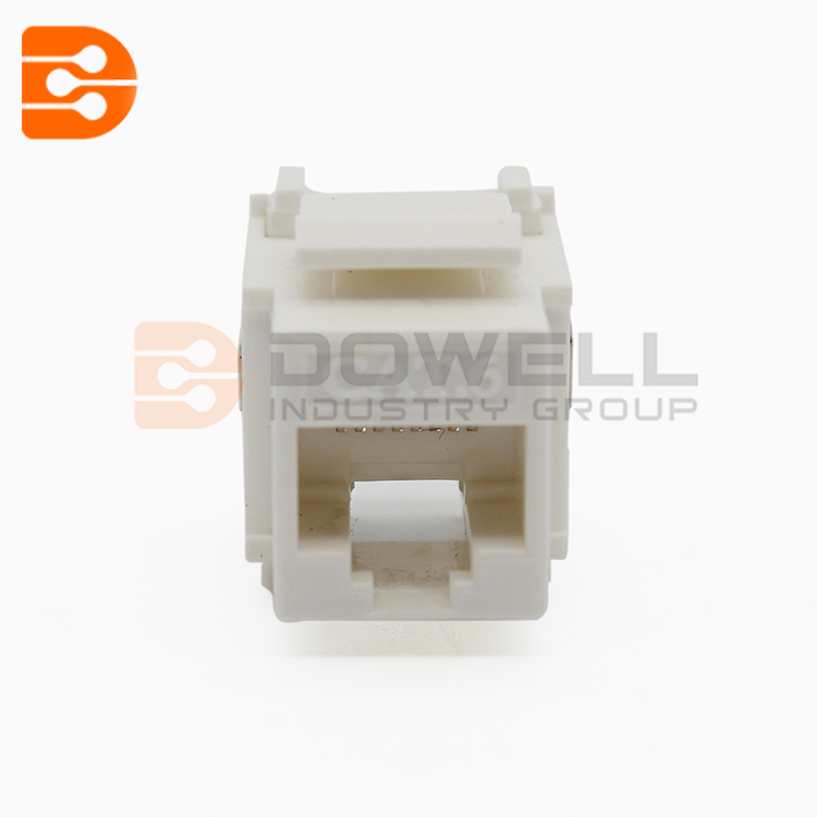Cat6 RJ45 110 Type Modular Insert Keystone Jack White