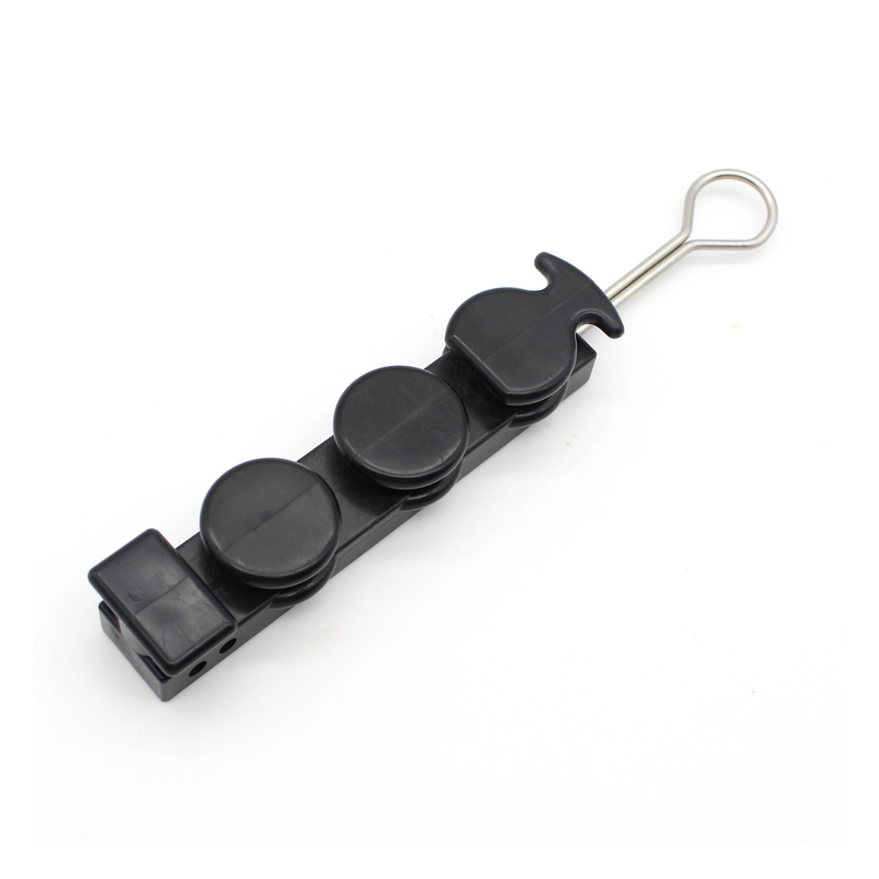 DW-1049-B Excellent Exquisite Plastic Clamp Fiber Optic Cable Drop Wire Clamp for Telecom Cable