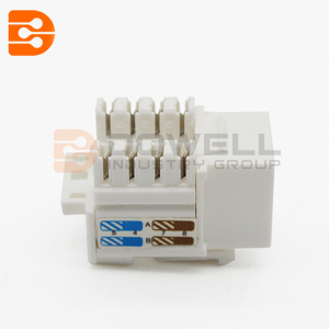 CAT6 Keystone Jack 90 Degree 110 UTP