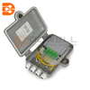 DW-1207 8 Core Outdoor Telephone Fiber Optic Distribution Box , Fiber Optic Enclosures Wall Mount
