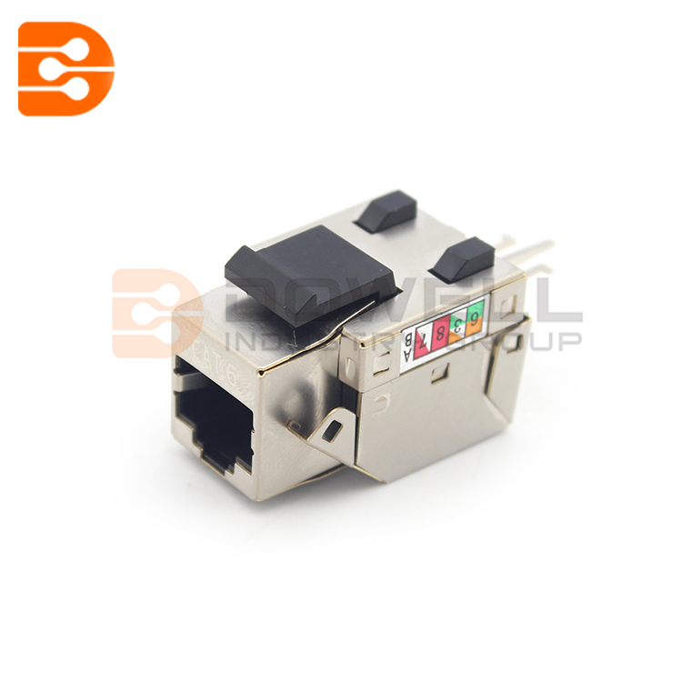 Toolless Cat.6A/Cat.6/Cat.5e Unshielded (UTP) RJ45 Keystone Jack