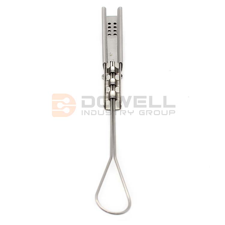 DW-1069 Trade Assured Eco-Friendly Outdoor Wedge-Shaped Body Steel Drop Wire Clamp