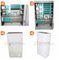 144 Core Outdoor FTTH Waterproof Material Optical Fiber Cross Connect Cabinet