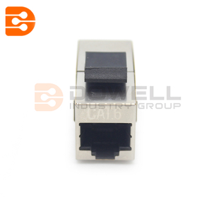 Cat6A Shielded Snap-In Inline Coupler Keystone Jack