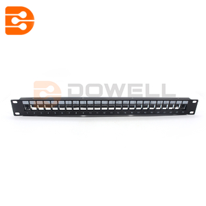 24 Port Blank Keystone Patch Panel