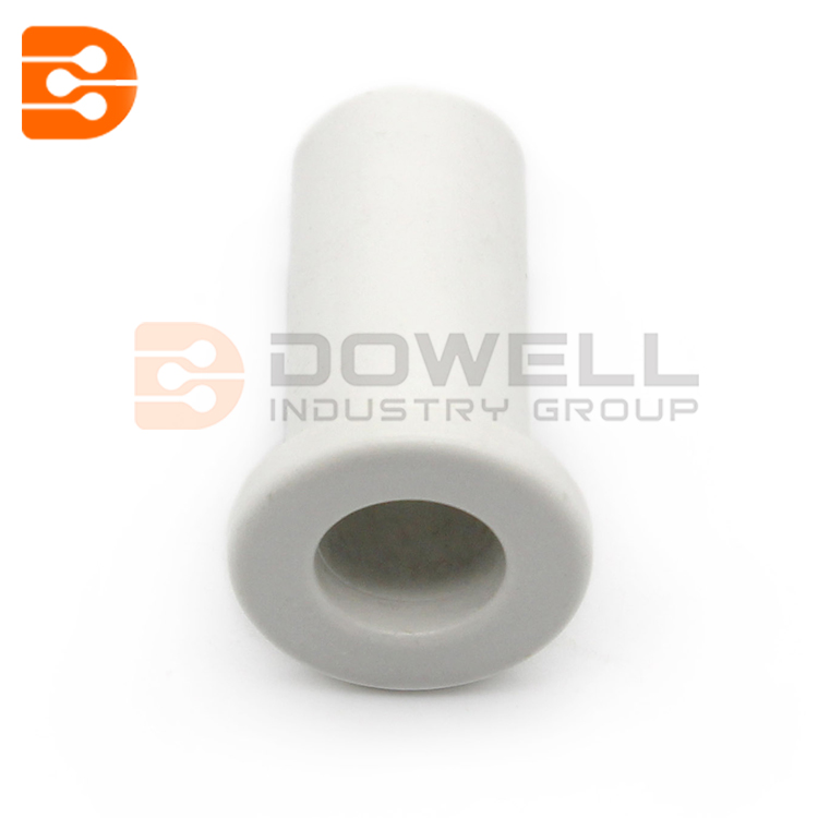 DW-1052 White Single Coaxial Cable Wall Grommet